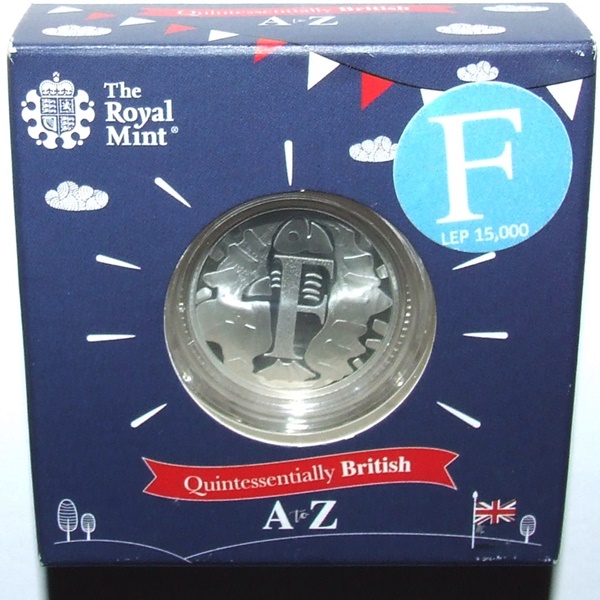 2018 Silver Proof Ten Pence - The Great British Coin Hunt - F